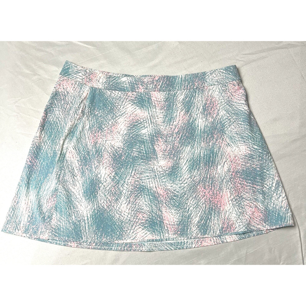 Outdoor Voices Women's Light Blue and Pink Athletic Shorts Skort